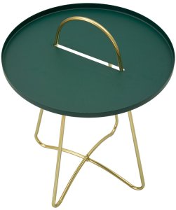 Metalowy stolik GRENT, Ø 45 cm 2