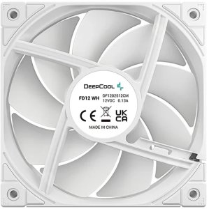 DeepCool R-FD12-WHNPN1-G, Fan, 12 cm, 400 RPM, 2050 RPM, 109 m³/h, White 3