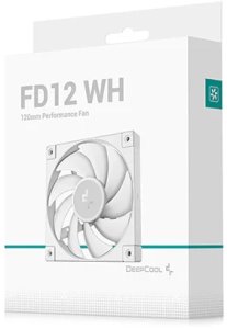 DeepCool R-FD12-WHNPN1-G, Fan, 12 cm, 400 RPM, 2050 RPM, 109 m³/h, White 6