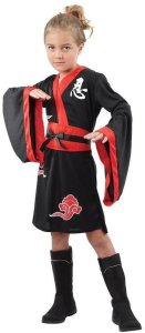 Strój dla dzieci wojowniczka Ninja rozm. 110/120cm 1