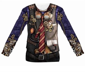 Koszulka z nadrukiem Steampunk Man rozm. L 1