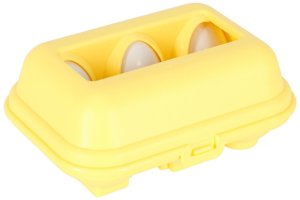 Układanka edukacyjna sorter dopasuj kształty jajka montessori owoce warzywa 6szt Kik Sp. z o. o. Sp. k. 2