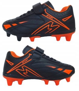 Buty sportowe do piłki piłkarskie lanki dziecięce korki na orlik rzepy 28 5