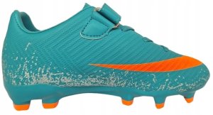 Buty sportowe do piłki piłkarskie lanki dziecięce korki na orlik rzepy 32 7