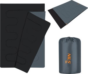 NC2001 ANTRACYT-POMARAŃCZOWY PODWÓJNY ŚPIWÓR NILS CAMP 3