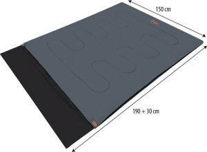 NC2001 ANTRACYT-POMARAŃCZOWY PODWÓJNY ŚPIWÓR NILS CAMP 5