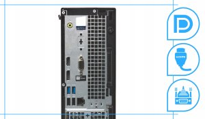 Komputer poleasingowy Dell Komputer Dell Optiplex 3070 Sff Intel Core i5 16GB DDR4 1000GB SSD Windows 11 4