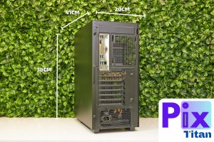 Komputer Pix Titan V4 Intel Core i5 NVIDIA GeForce RTX 3050 64GB DDR4 2000GB SSD Windows 11 3