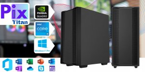 Komputer Pix Titan V4 Intel Core i5 NVIDIA GeForce RTX 3050 64GB DDR4 2000GB SSD Windows 11 5