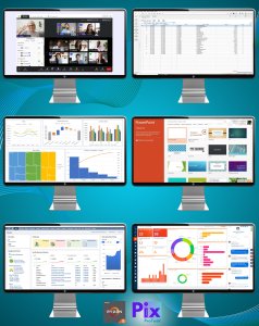 Komputer Pix Protask V9 AMD Ryzen 5 32GB DDR4 1000GB SSD DVD Windows 11 12