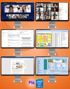 Komputer Pix Baseoffice V4 Intel Core i5 16GB DDR3 512GB SSD DVD Windows 10 12