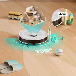 LEFANT M2 robot sprzątający LiDAR 5500 Pa 240 min pracy nowy 3