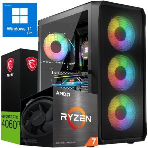 Komputer Gamingowy ALTREO Ryzen 7 5700 | RTX 4060 TI | 32GB RAM | 1000GB SSD NVME | WINDOWS 11 PRO, Ilość pamięci ram [gb] - 16gb, Pojemność dysku ssd 1