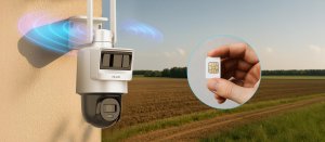 Kamera IP Hilook PTZ-S4-4G z panelem solarnym 3