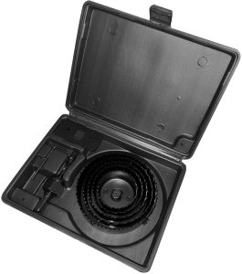 Otwornice do drewna z adapterem 51 - 102 mm, zestaw 8 szt. 2