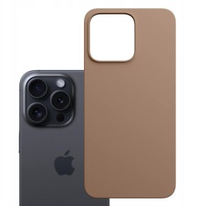 3MK Etui Hardy MagSilicone do Apple iPhone 14 Pro Max ciemnozłoty 3