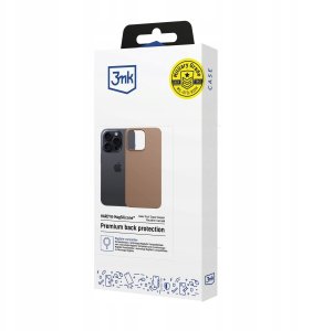 3MK Etui Hardy MagSilicone do Apple iPhone 14 Pro Max ciemnozłoty 9