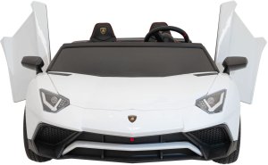 Auto Lamborghini Aventador SV na akumulator dla 2 dzieci Biały 1
