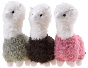 Alpaka puszysta maskotka lama pluszak 28cm ZA4402 7