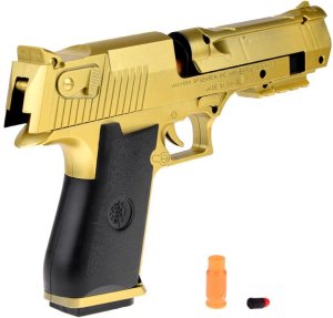 Pistolet do strzelania naboje piankowe tłumik dla dzieci ZA4817 5