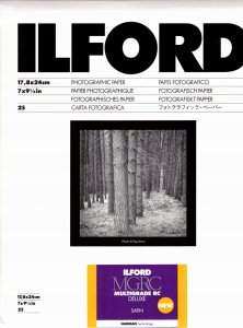 1x100 Ilford MG RC DL 25M  10x15 10,5x14,8 1
