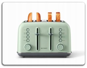 BUYDEEM Toster na 4 kromki, model DT640E, kolor Cozy Greenish, EU 11