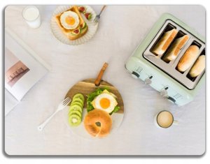 BUYDEEM Toster na 4 kromki, model DT640E, kolor Cozy Greenish, EU 12