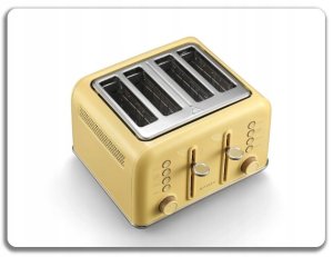 BUYDEEM Toster na 4 kromki, model DT640E, kolor Mellow Yellow, EU 8