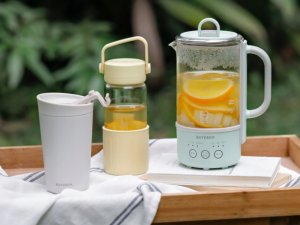 BUYDEEM Wielofunkcyjne urządzenie do gorących napojów, model K314, kolor Cozy Greenish, EU 7