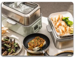 BUYDEEM Parowar 5L, model G564, kolor Cozy Greenish, EU 6