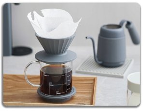 BUYDEEM Retro dzbanek z "gęsią szyjką", model CD 2006, kolor Ink Grey 7