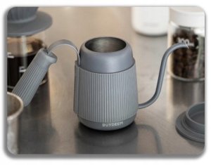 BUYDEEM Retro dzbanek z "gęsią szyjką", model CD 2006, kolor Ink Grey 10