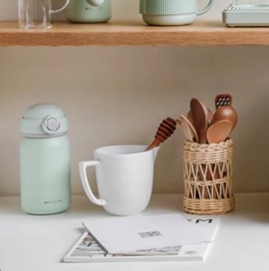 BUYDEEM Termos ze stali nierdzewnej 200ml, model TAN200, kolor Cozy Greenish 3