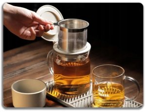 BUYDEEM Szklany dzbanek z zaparzaczem 500ml, model CD2001 9