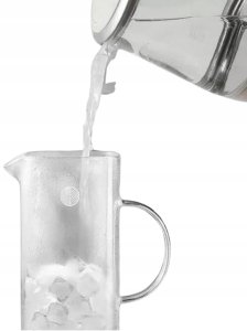 BUYDEEM Szklany Dzbanek z silikonową pokrywką 1200ml, model CD2003 2