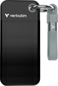VERBATIM externí SSD 1TB Pocket USB3.2 Gen 2, černá/šedá 1