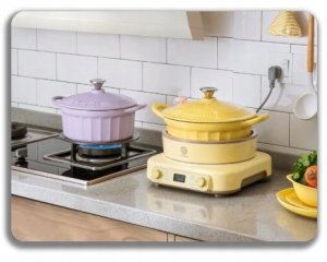 Mellow Yellow BUYDEEM Emaliowane naczynie żeliwne 3,9L, model CP551, kolor 7