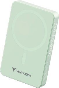 Verbatim Essential Power Bank magn.wirel. 10000mAh grün  32228 6