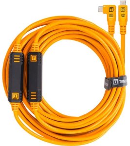Tether Tools LeverLock&Cable Kit Optima 10G rechts orange 9,2m 2