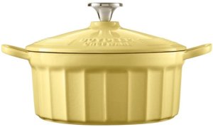 BUYDEEM Emaliowane naczynie żeliwne 2,9L, model CP521, kolor Mellow Yellow 1