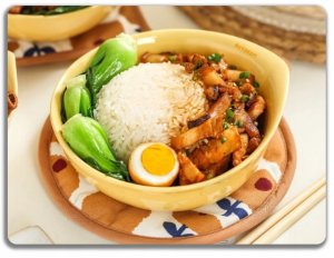 Mellow Yellow BUYDEEM Emaliowane naczynie żeliwne 2,9L, model CP521, kolor Biały Niebieski 3