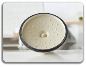 Mellow Yellow BUYDEEM Emaliowane naczynie żeliwne 2,9L, model CP521, kolor Biały Niebieski 5