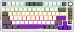LORGAR KBP7075W, Wireless 75% Mechanical Gaming Keyboard Pro, Beige, EN layout 1