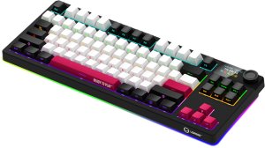 LORGAR KBP70TKLW, Wireless TKL Mechanical Gaming Keyboard Pro, Black/red, EN layout 1