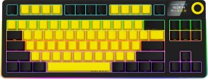 LORGAR KBP70TKLW, Wireless TKL Mechanical Gaming Keyboard Pro, Black/yellow, EN layout 1