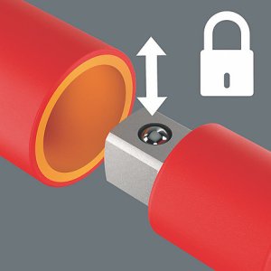Wera 410 i VDE A RA VDE-isoliert Quergriff 1/4 6