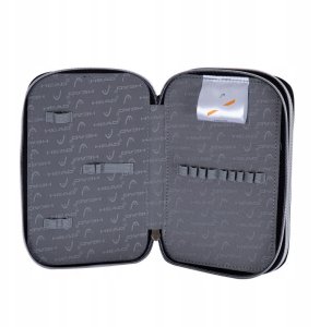 Piórnik podwójny bez wyposażenia Head Glitter Effect Silver Dream AC2 4