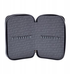 Piórnik podwójny bez wyposażenia Head Glitter Effect Silver Dream AC2 5