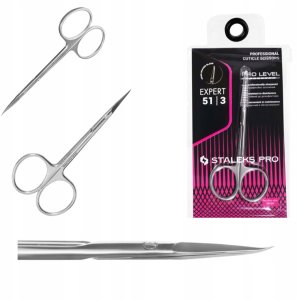 STALEKS Expert Nożyczki do skórek z haczykiem 23mm SE-51/3 12