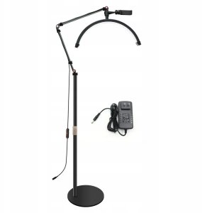 Lampa Led Kosmetyczna Bezcieniowa Wysoka Moon Do Makijażu Paznokci Rzęs 24w / Gx490 / Biały 3